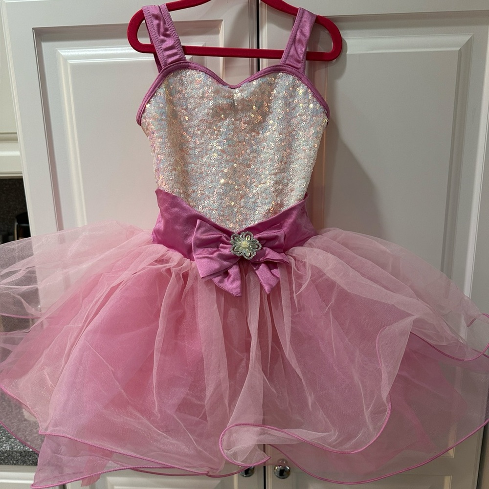 Sparkling Pink dance recital Costume